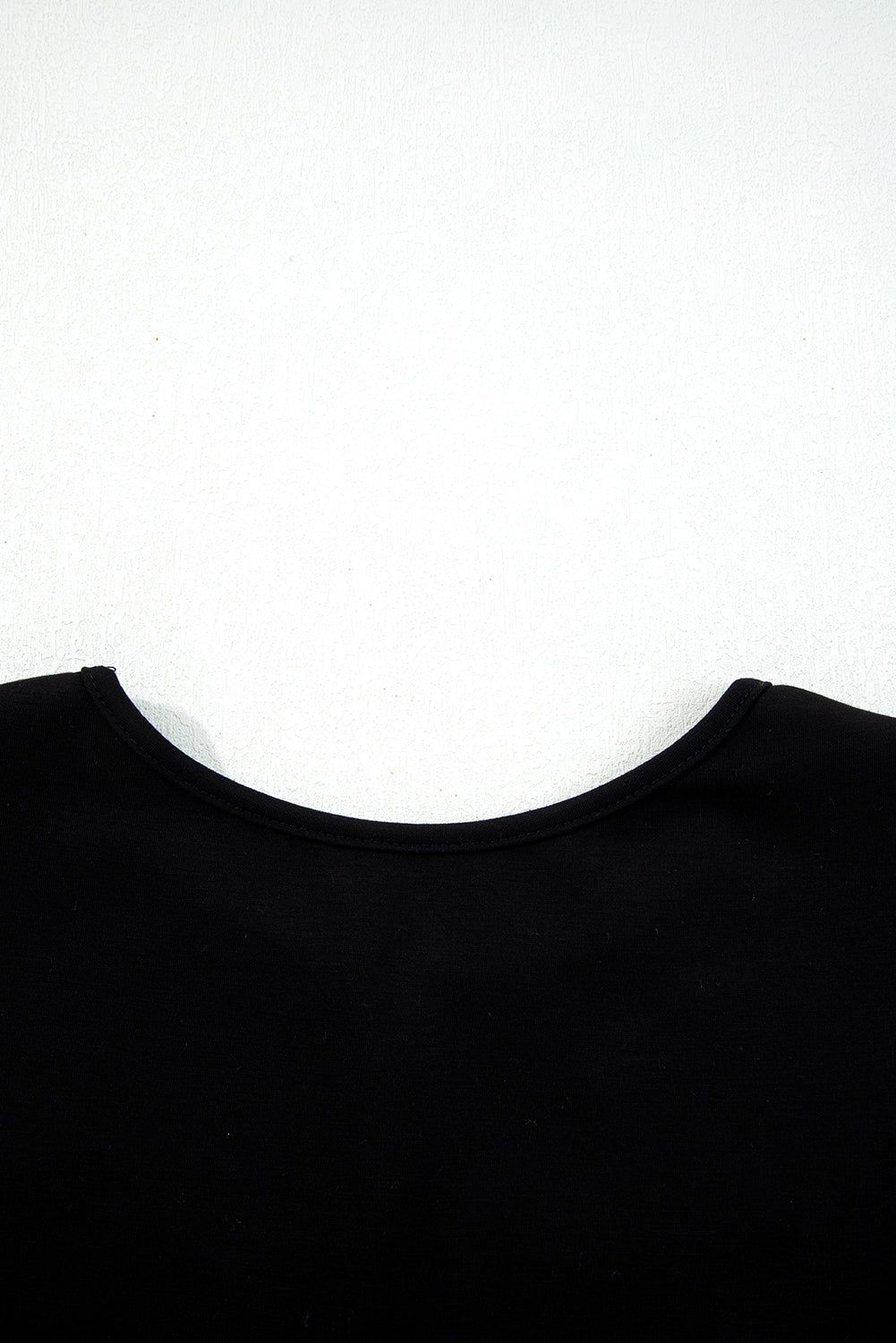 Blackish Green Solid Color Ruched Detail Long Sleeve Midi Dress