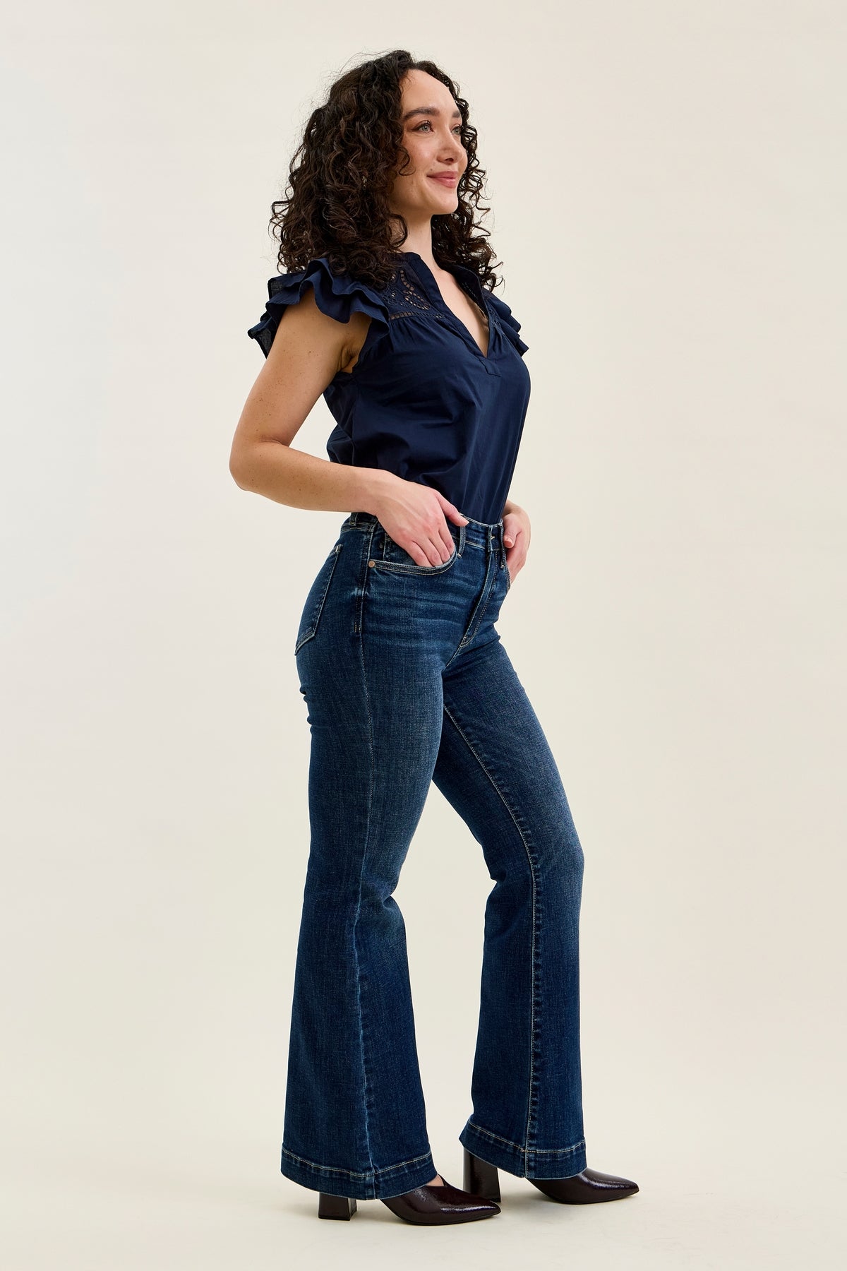 Charlotte Flare Jean (Petite)
