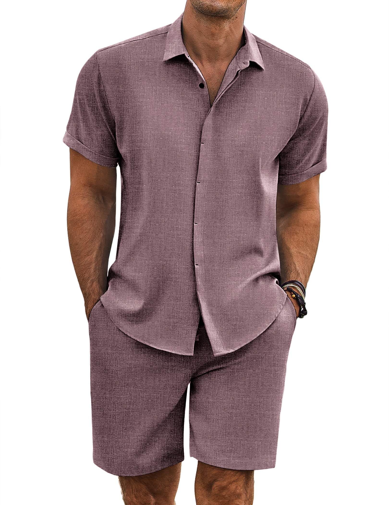 Breezy Linen Summer Shirt & Shorts Set