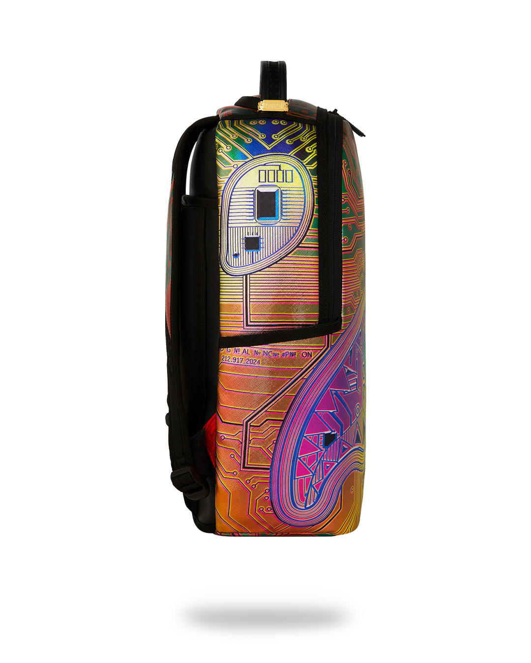 CIRCUIT BOARD MAGNETIC GRID BACKPACK