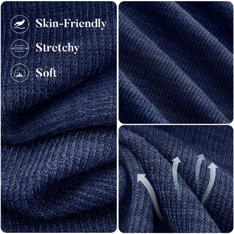 Women's Fall Knitted Hoodie Tracksuits Wide Leg Pants With Pocket Sets