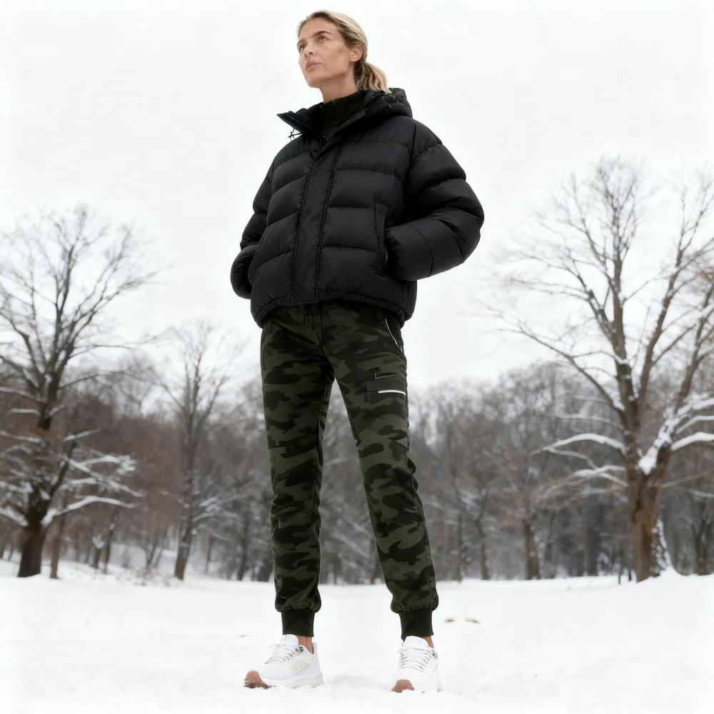 Women's Highwaist Fleece Lined Warm Water Resistant Joggers