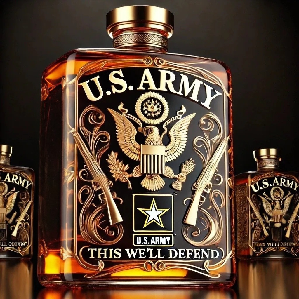 Heroes Decanter  Limited Edition Veteran Tribute Whiskey Bottle