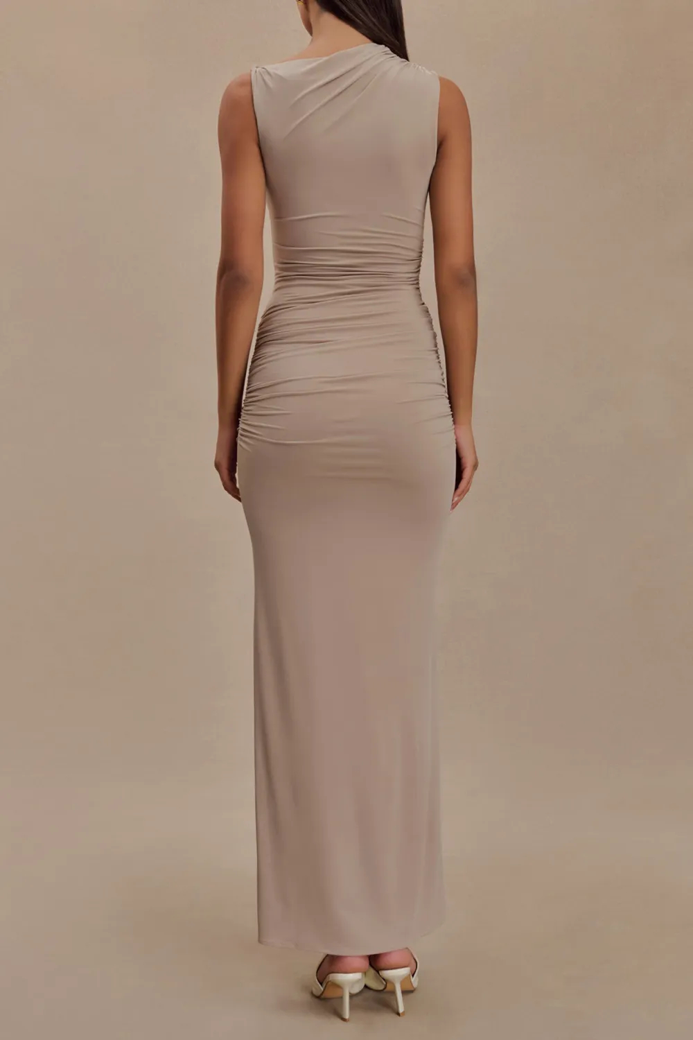 Slinky Cut Out Maxi Dress