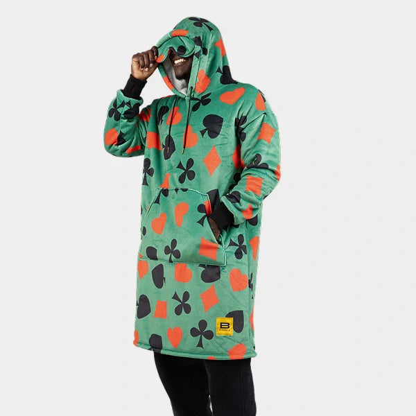 Wearable blanket Oversized with sherpa lining One size fits most.