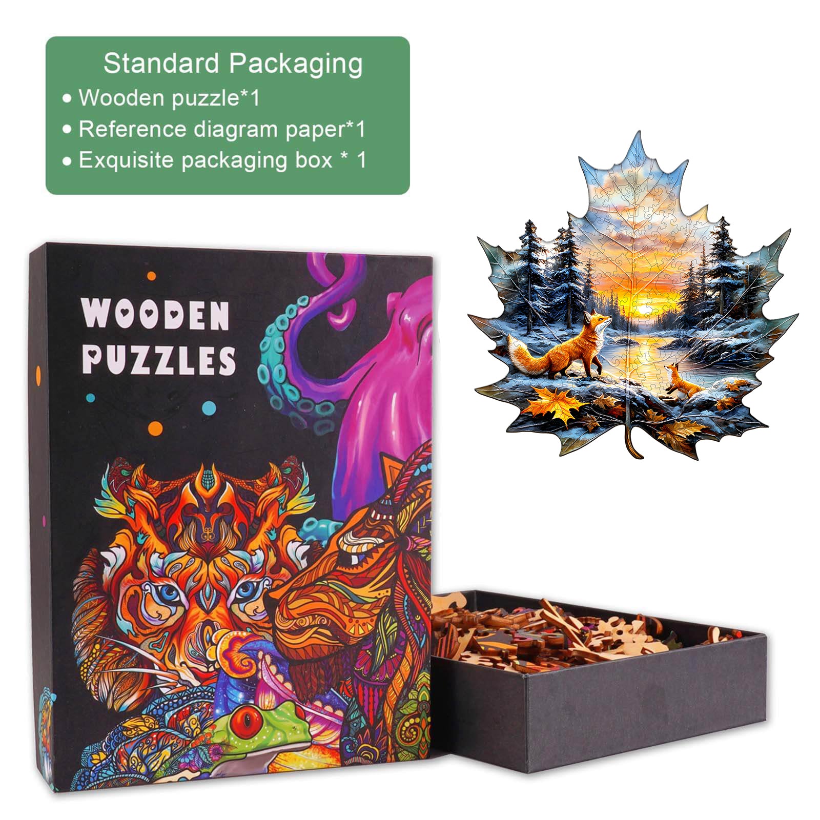 Winter fox Jigsaw Puzzle