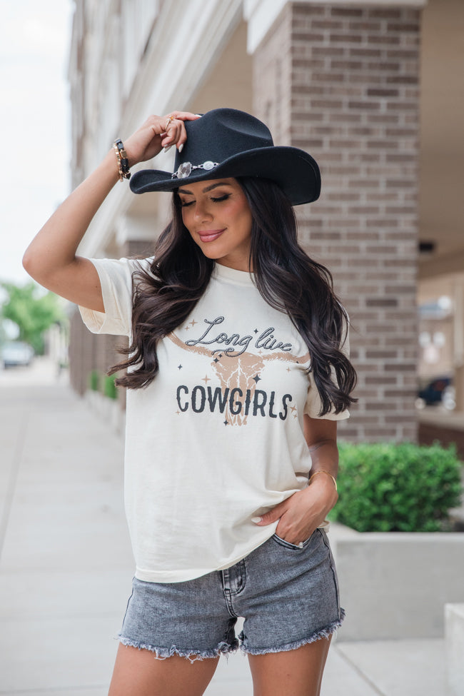 Long Live Cowgirls Ivory Graphic Tee