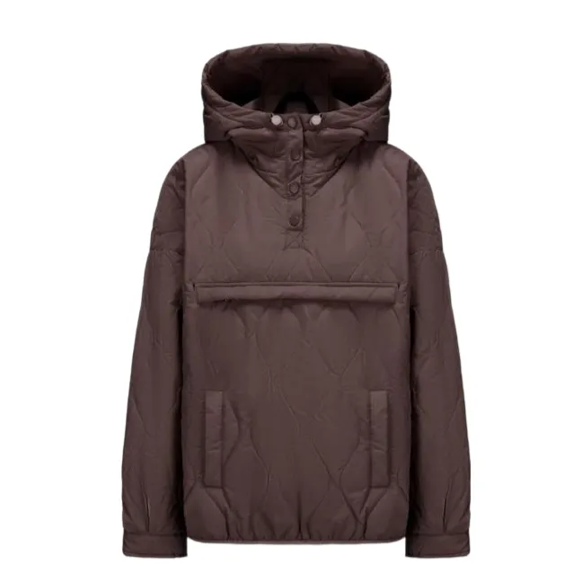 Women's Packable Baggy Fall Puffer Hoodie Coat