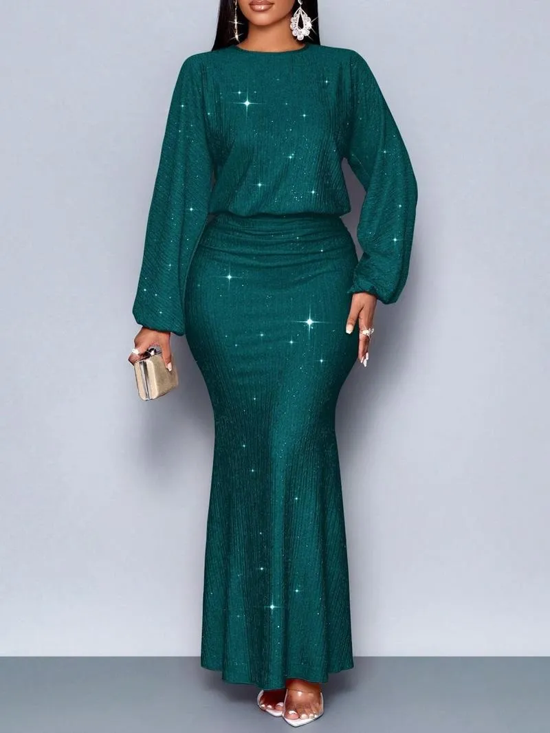 Women's Elegant Mermaid Hem Bodycon Dress