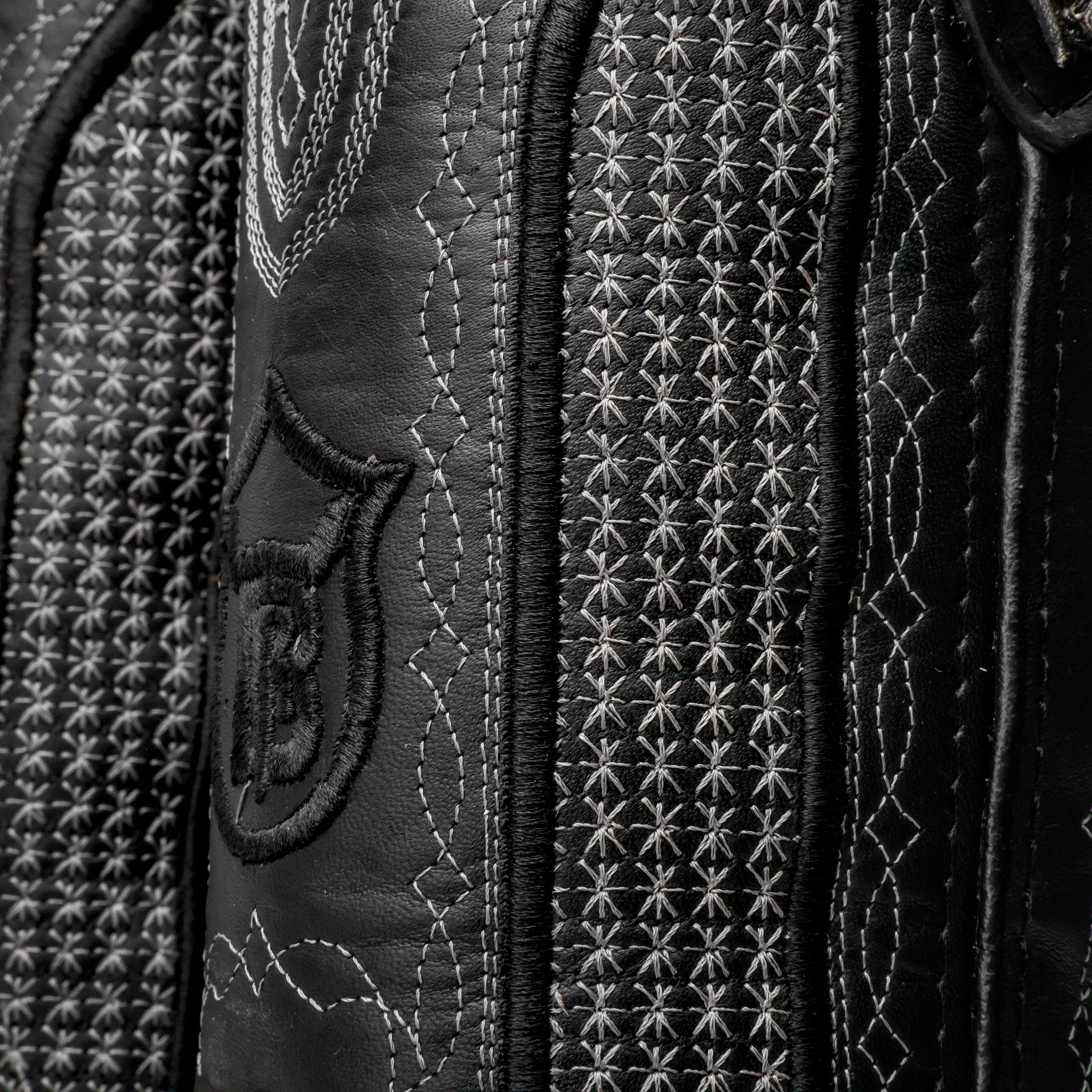 Natural Python Leather Boots - Square Toe