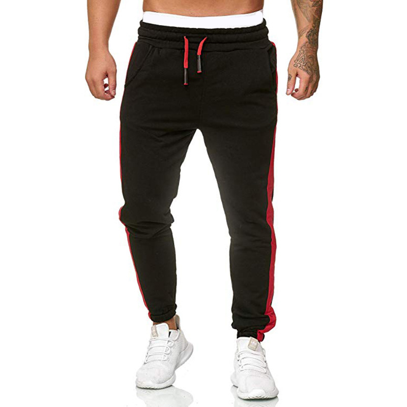 Men'S Patchwork Pocket Casual Knitted Trousers