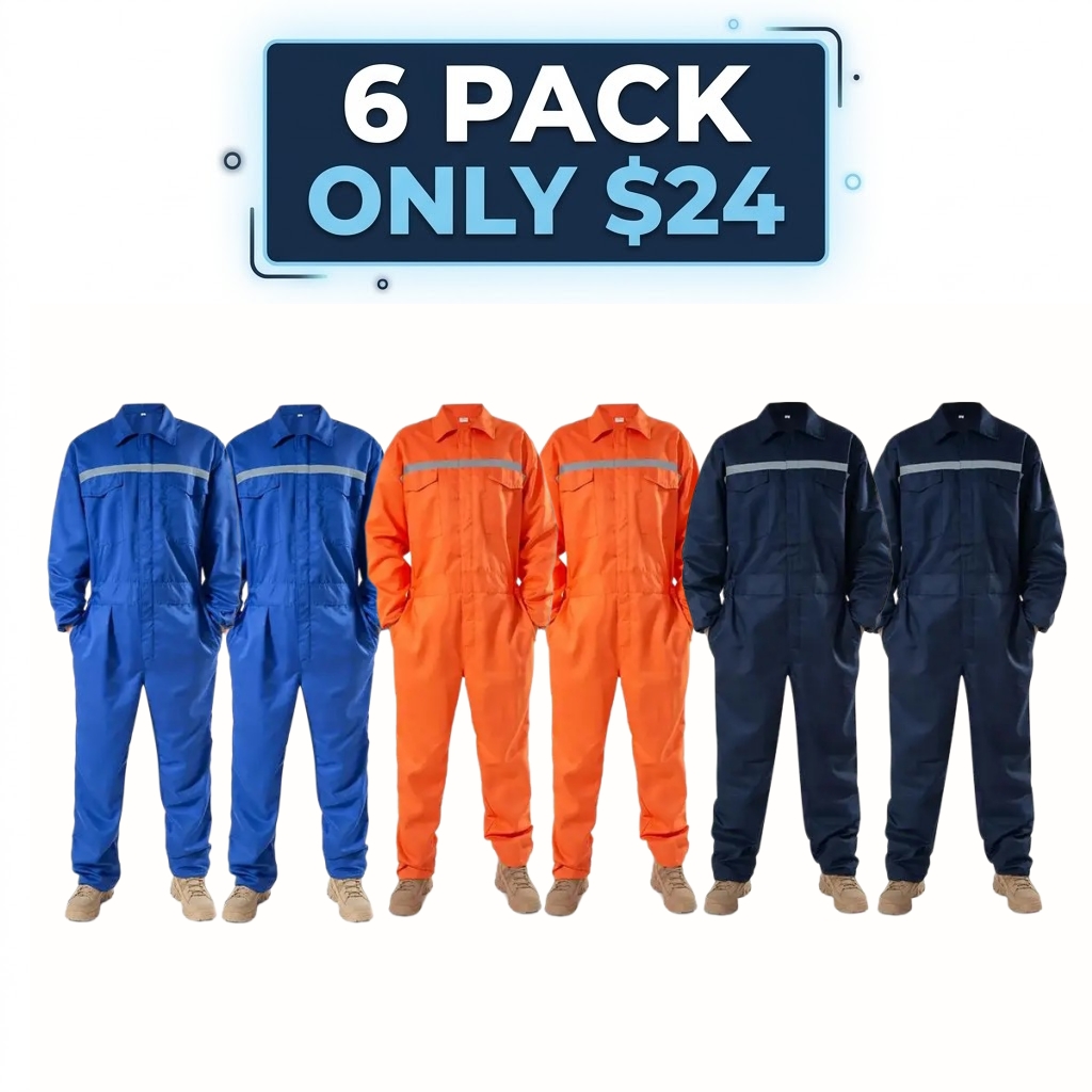 Men's One-Piece Overalls Set