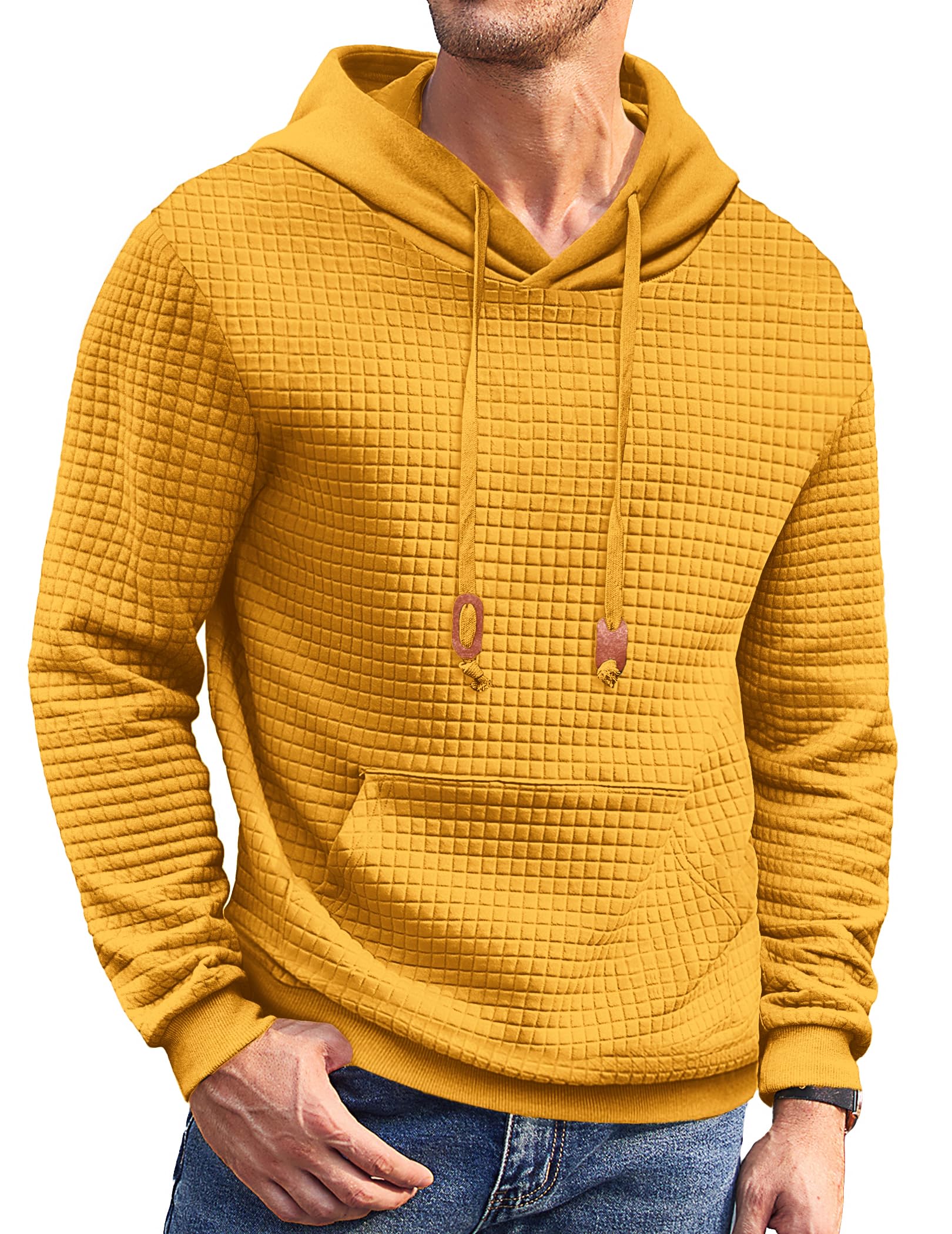 Men’s Athletic Pullover Hoodie with Kangaroo Pocket