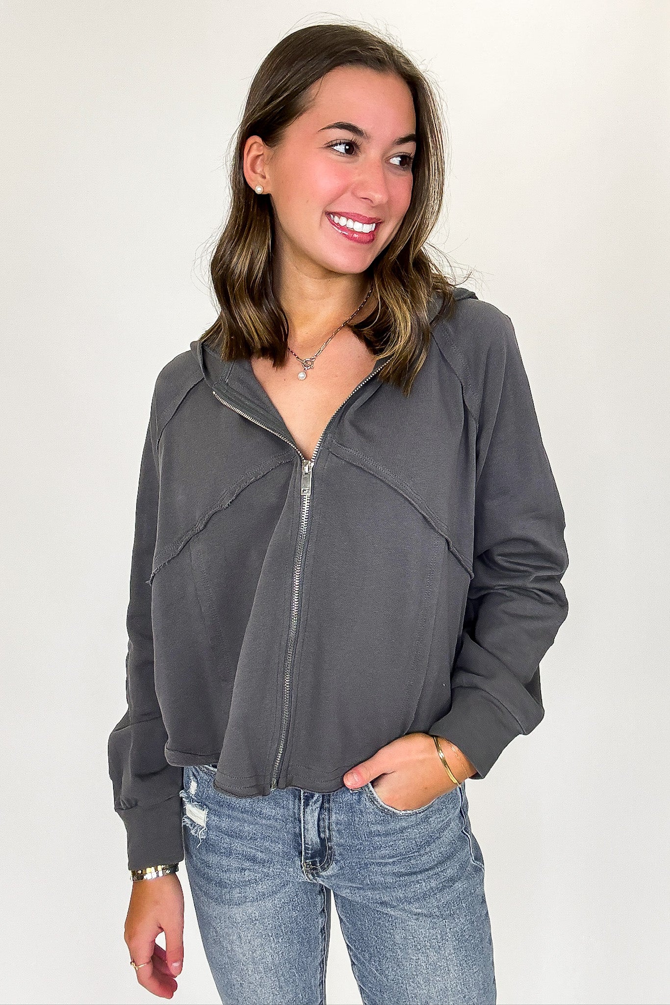 Structured Seam Hoodie