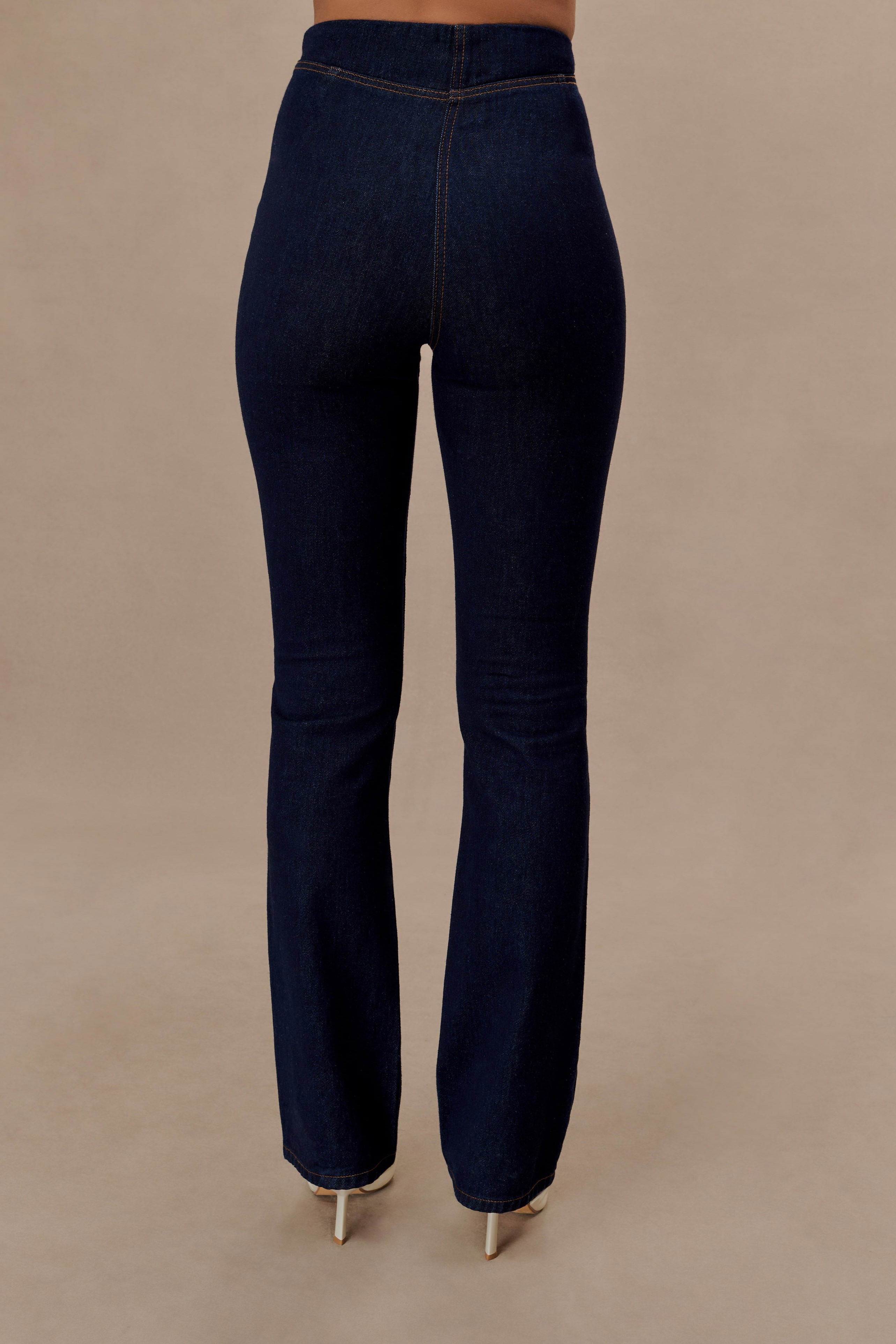 Blue Straight Leg Jeans
