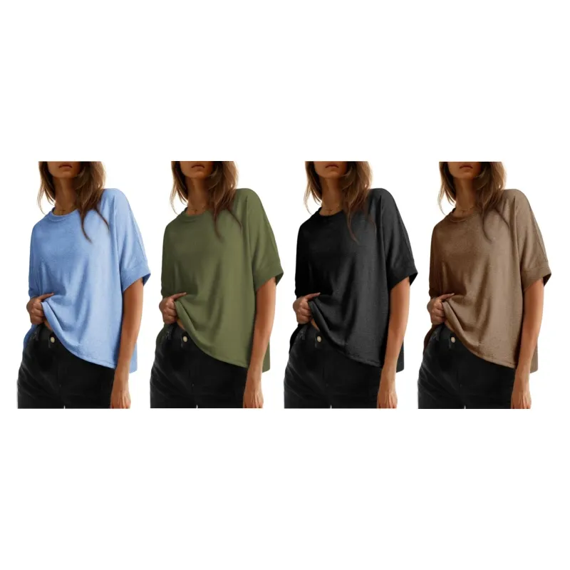 Women's Tops Oversized Basic Tee