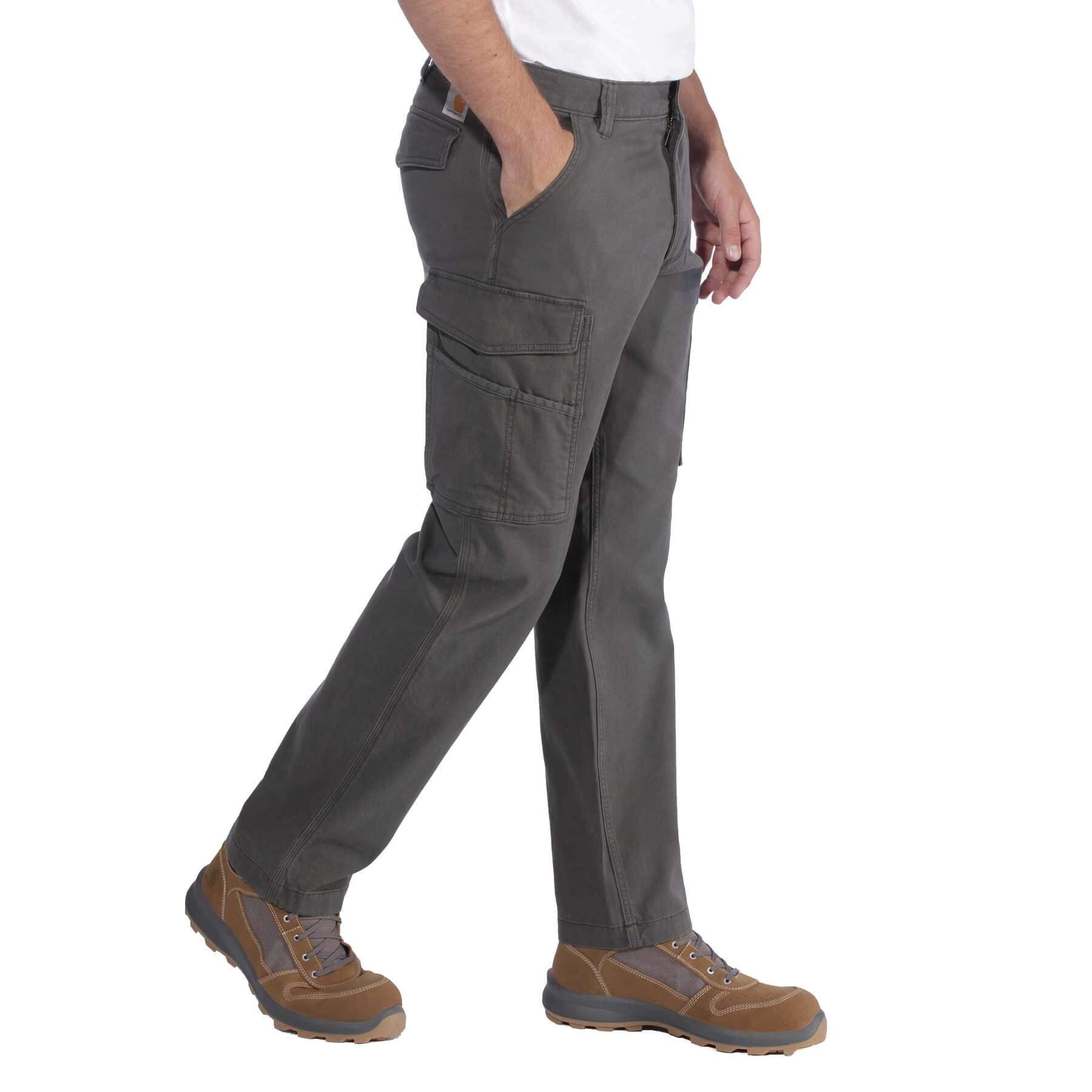 CHT Rugged Flex Relaxed Fit Stretch Canvas Rigby Cargo Trousers 103574