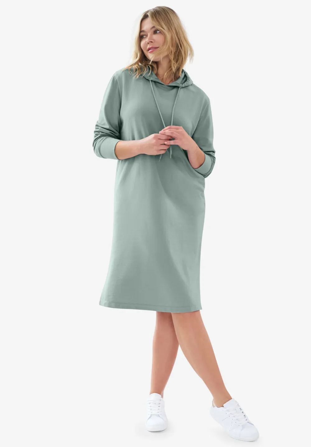 Hooded Sweatshirt Dress