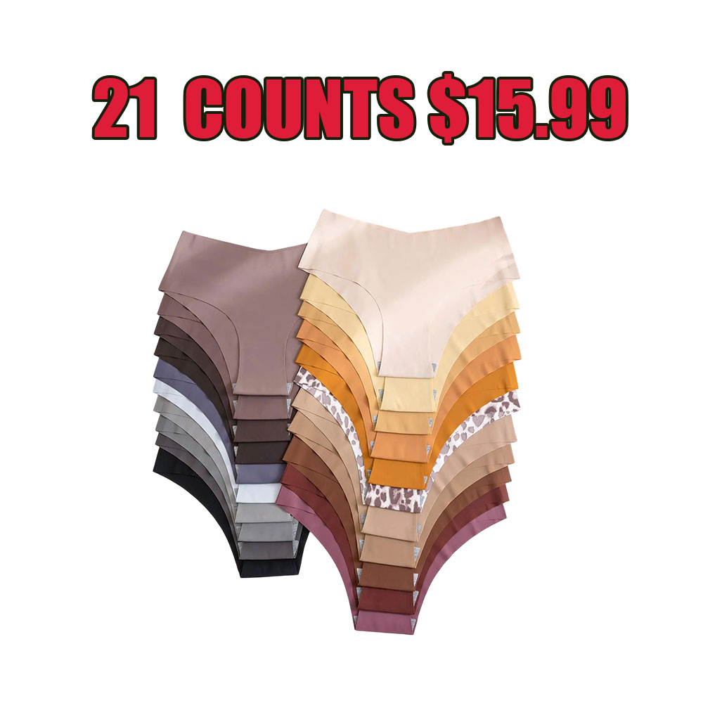 Women’s Seamless Comfort Briefs (Multi-Pack) – Soft, Breathable, Invisible Fit for Everyday Wear