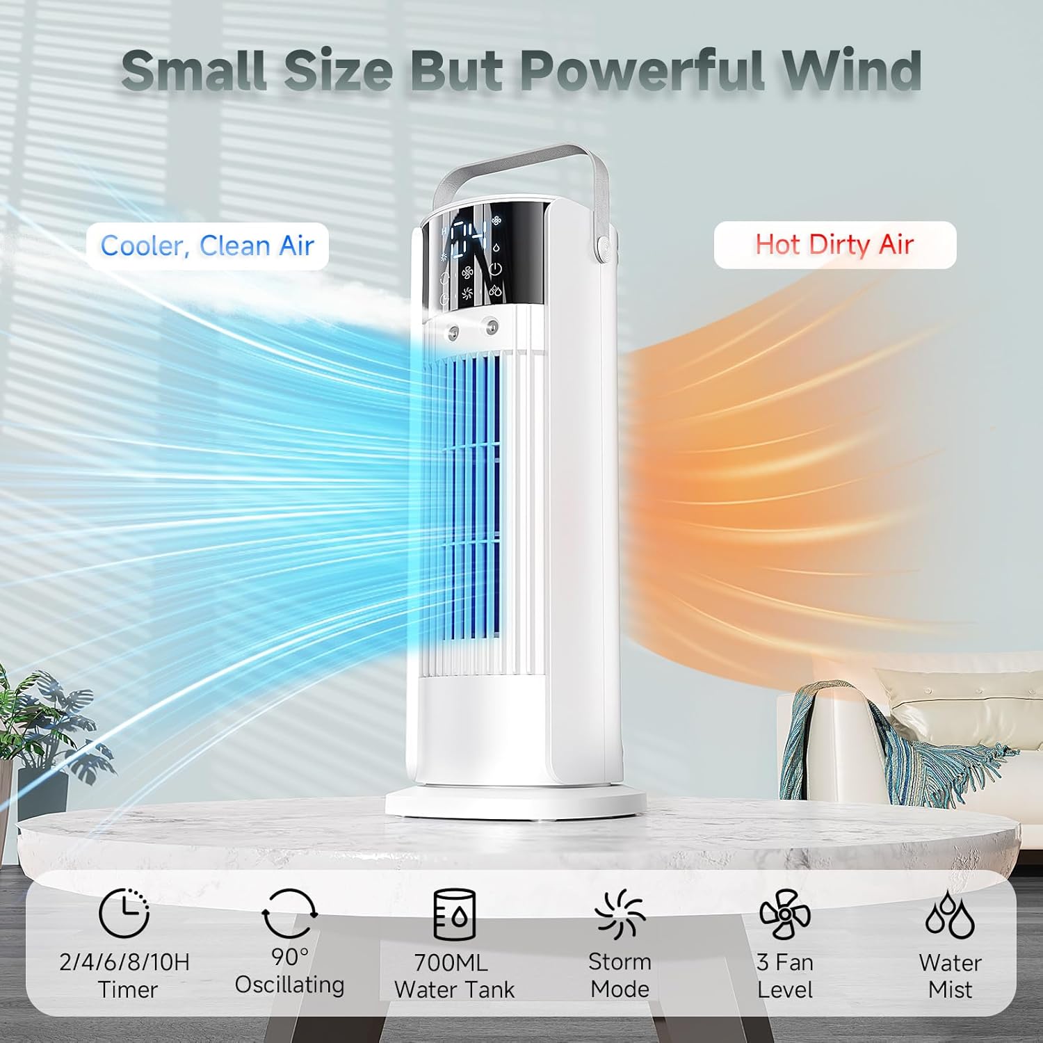 Portable Air Conditioners Tower Cooling Fan
