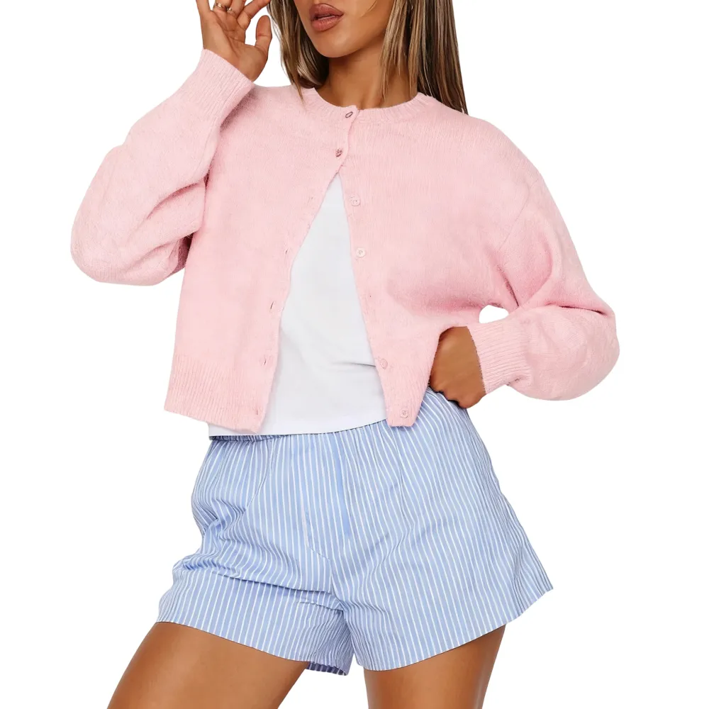 Cropped Cardigan Sweaters for Women