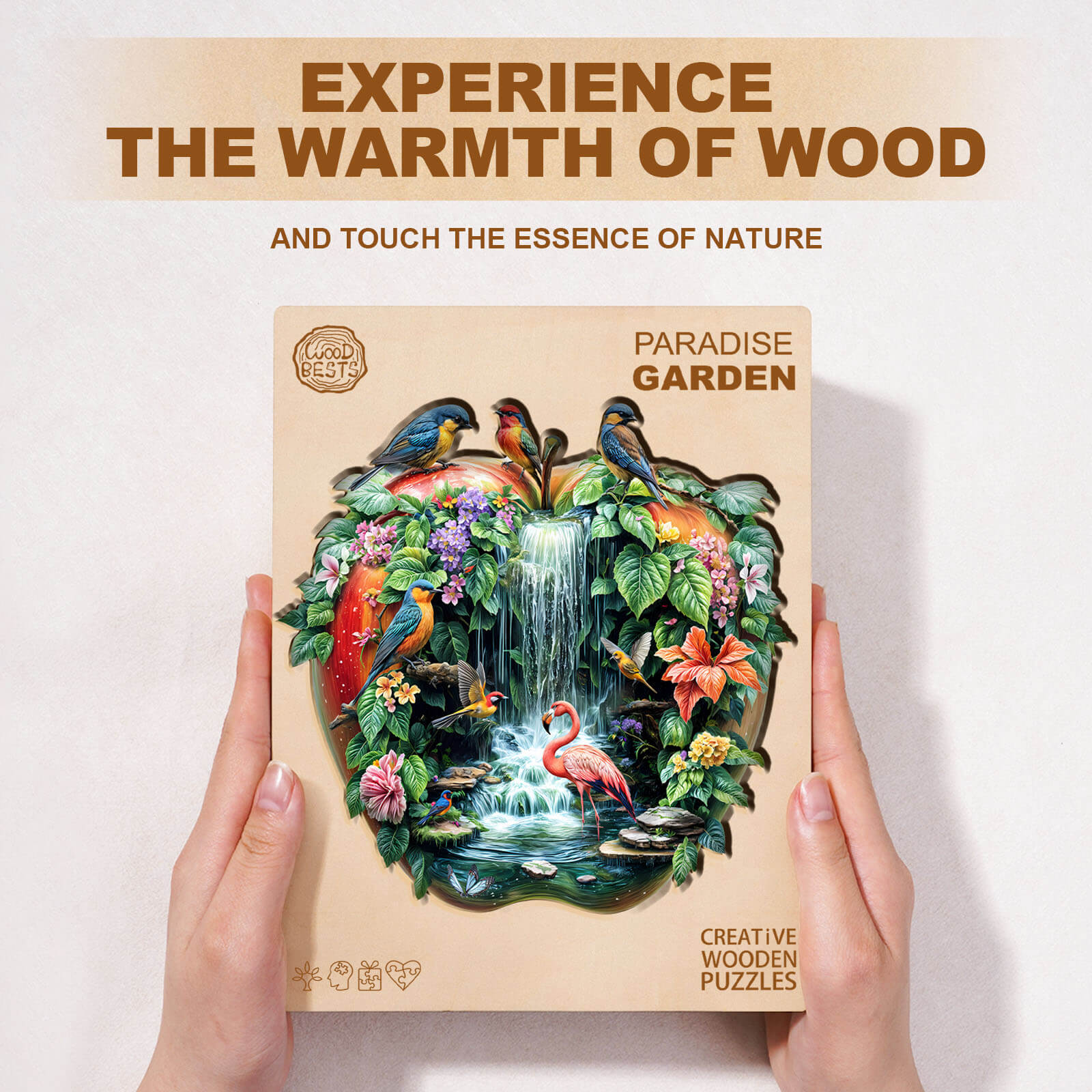 Paradise Garden Wooden Jigsaw Puzzle