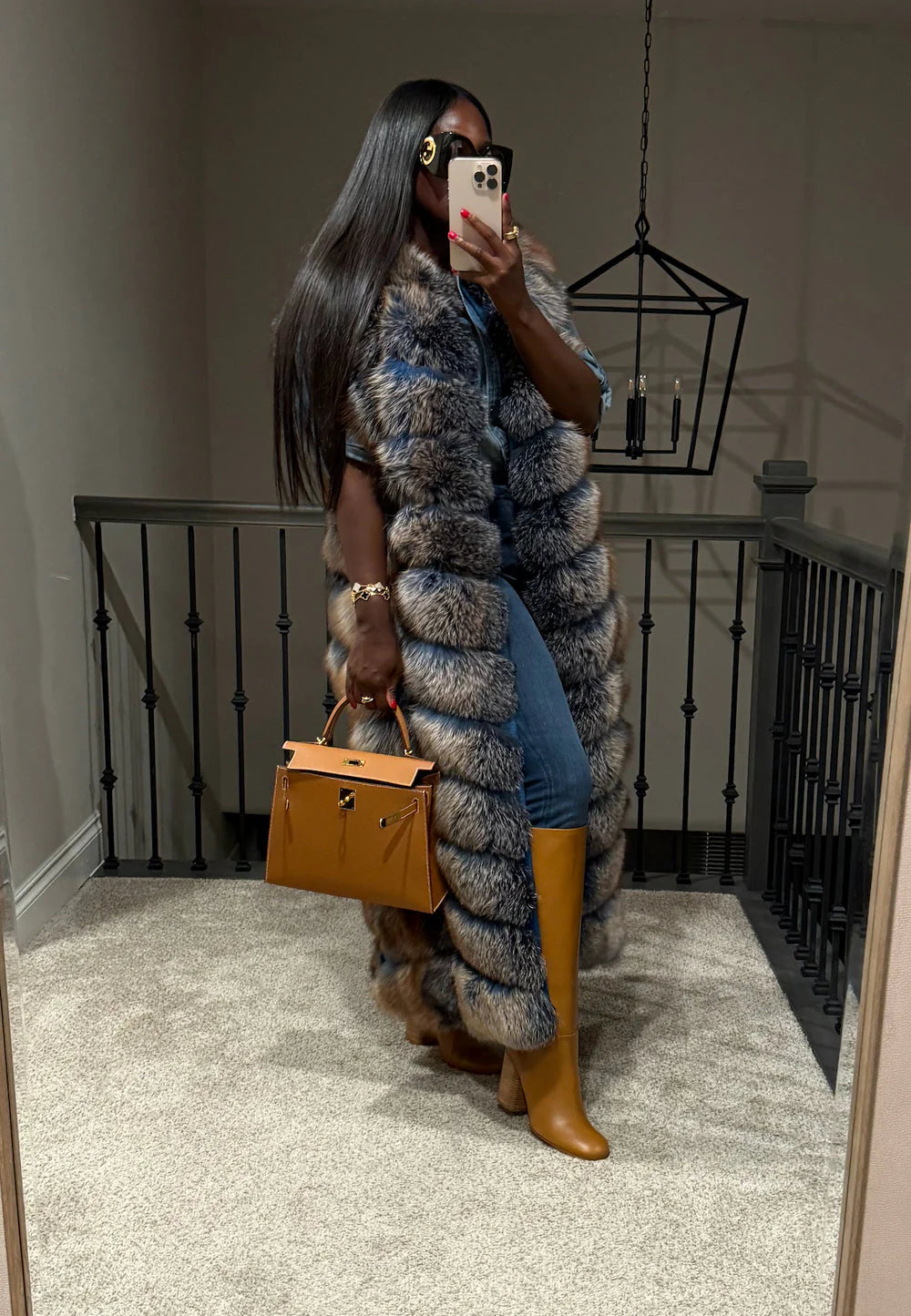 Full Length Fur Vest