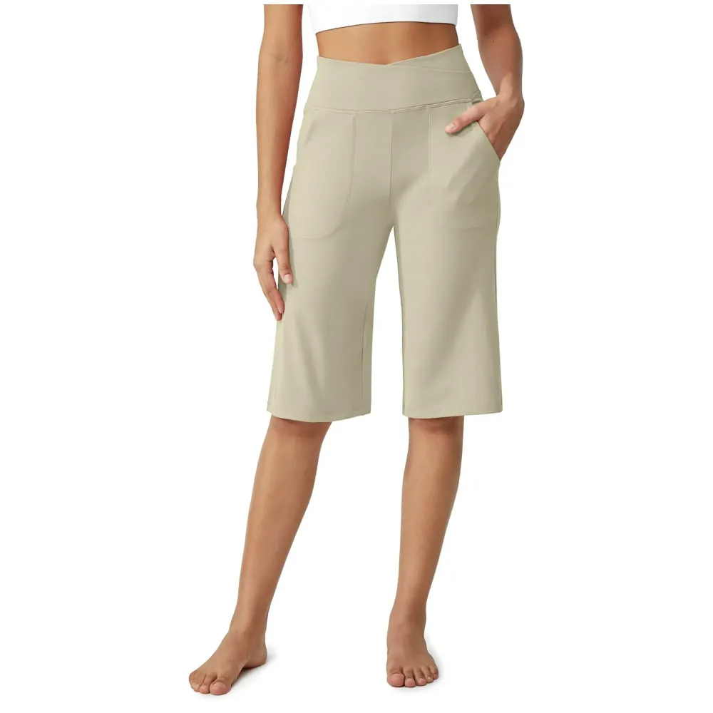 Loose High-Waist Casual Cropped Yoga Pants(New Arrivals)