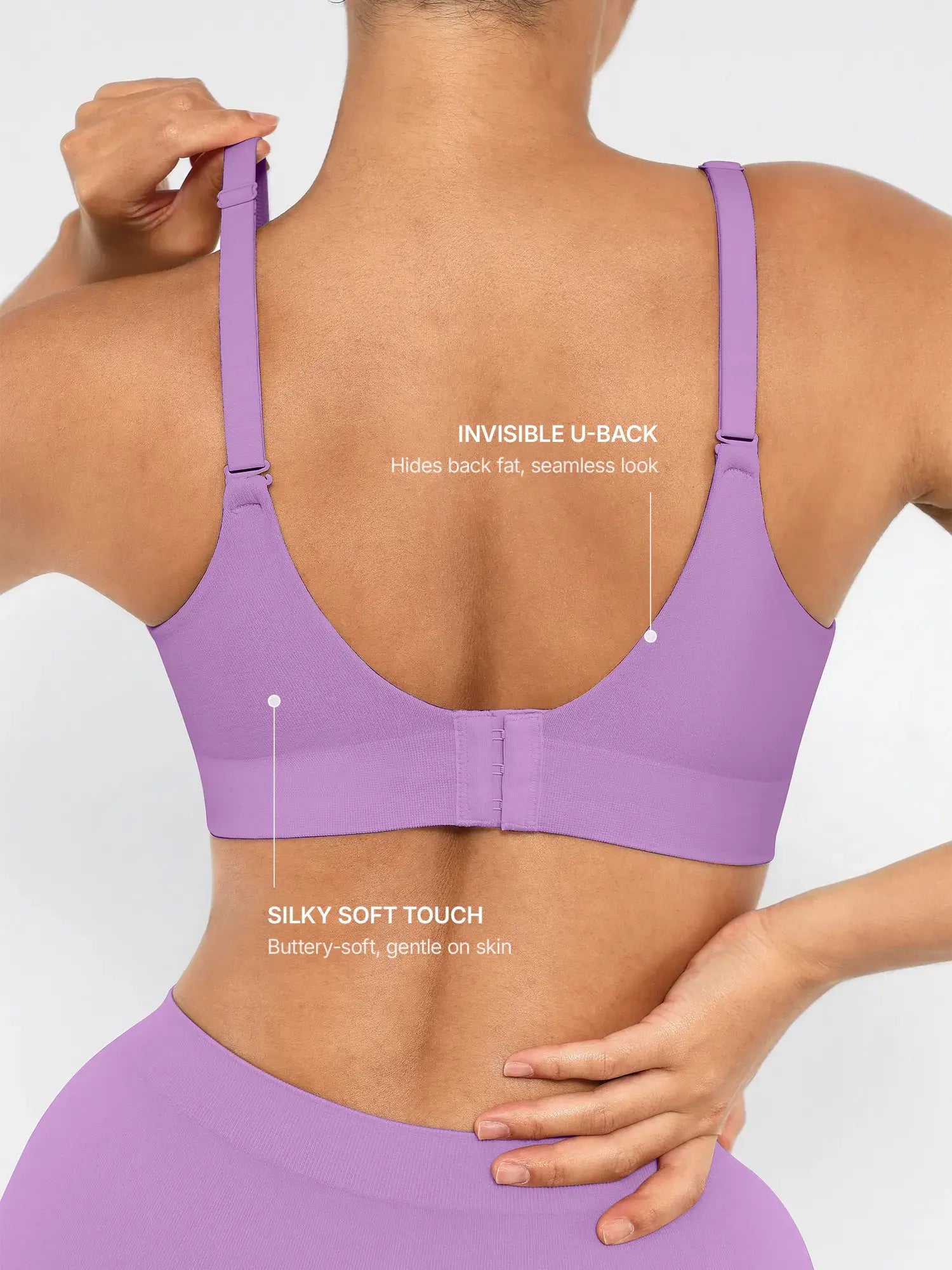 Feelingirl Wireless Push-Up Seamless Comfort Full Coverage Bra