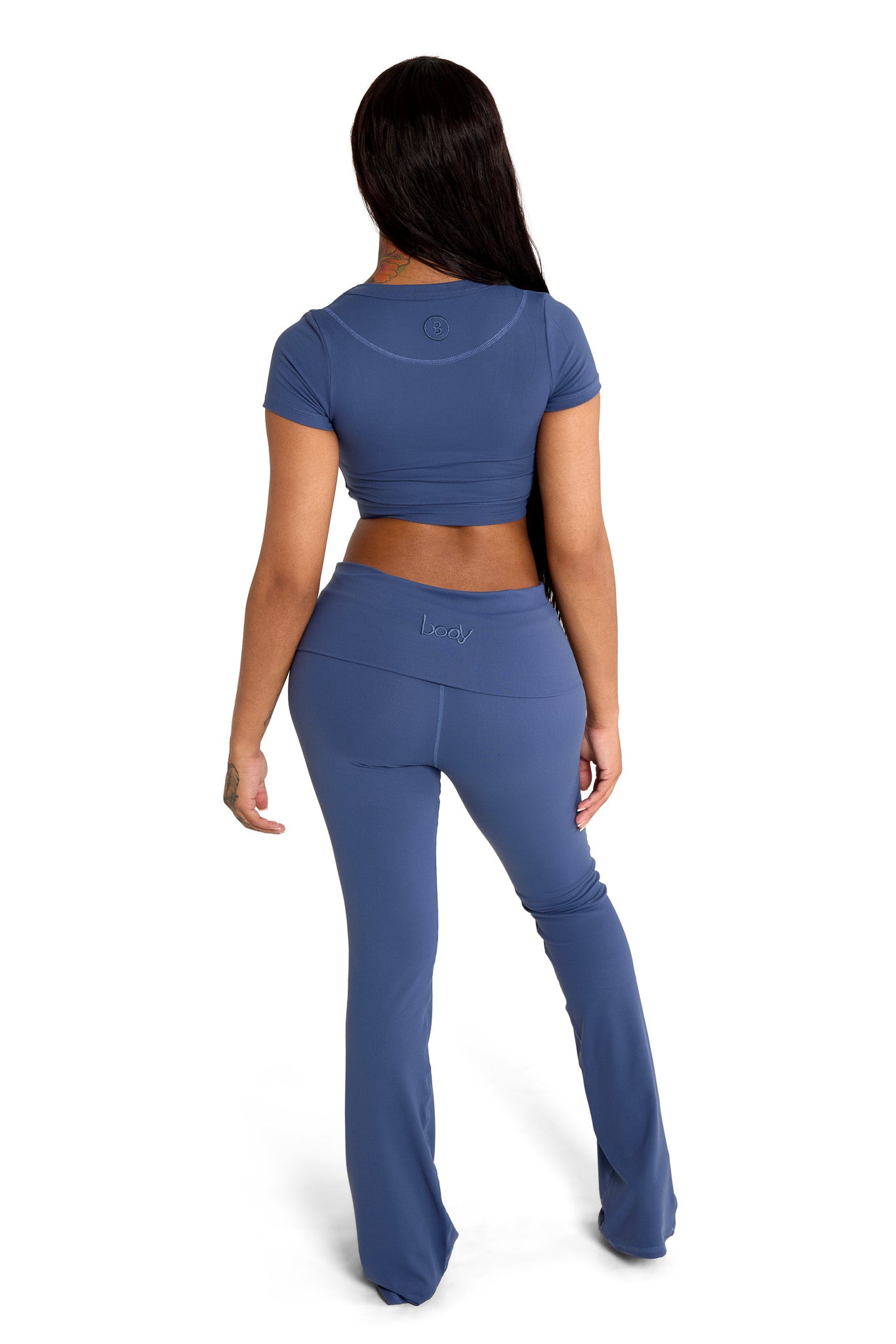 YOGA CROP TOP (VIBRANT NAVY)