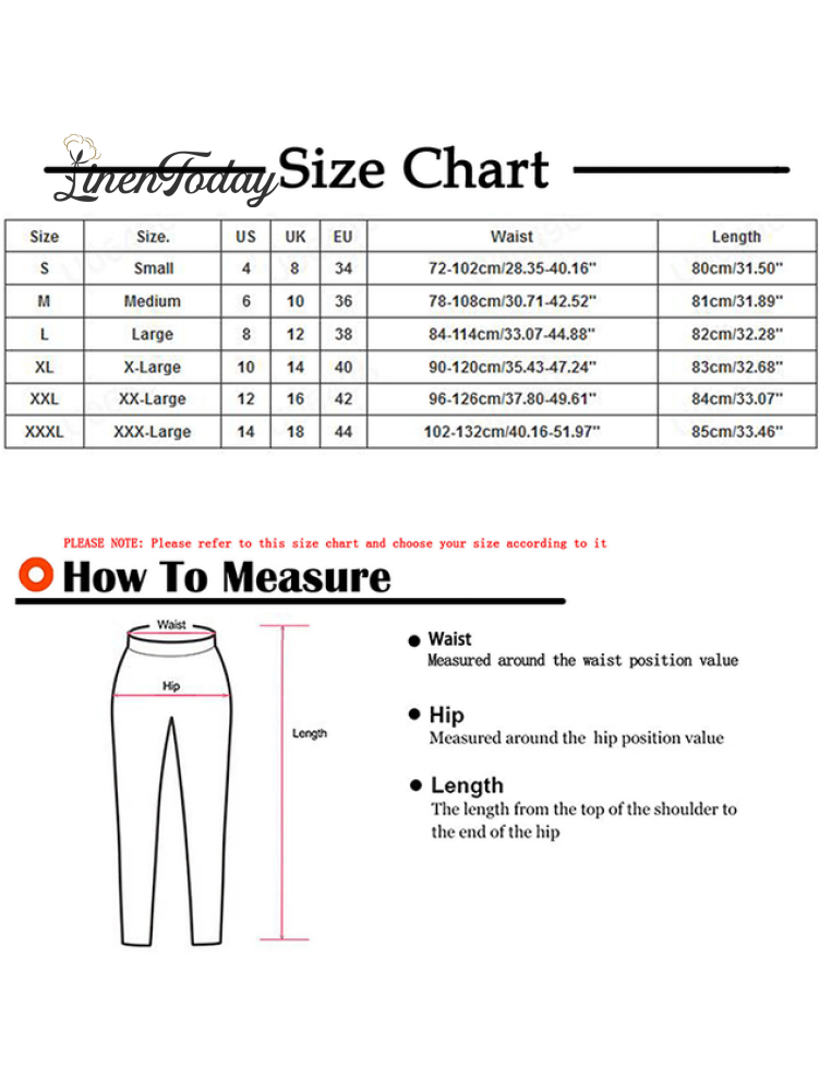 Women's Casual Summer Linen Pants High Waisted Loose Yoga Sweatpants Crop Pants with Pockets