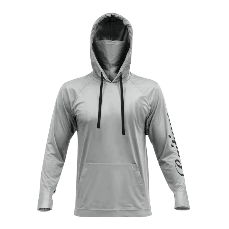 Fishing and Construction Shirts - Hooded UPF 50 Long Sleeve with Gaiter - Lightweight, Breathable, Moisture-Wicking, Premium Outdoor Wear for Men