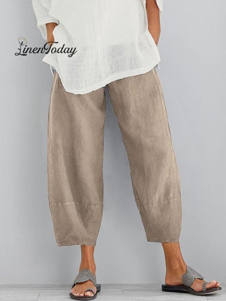 Women's Linen Casual Pants