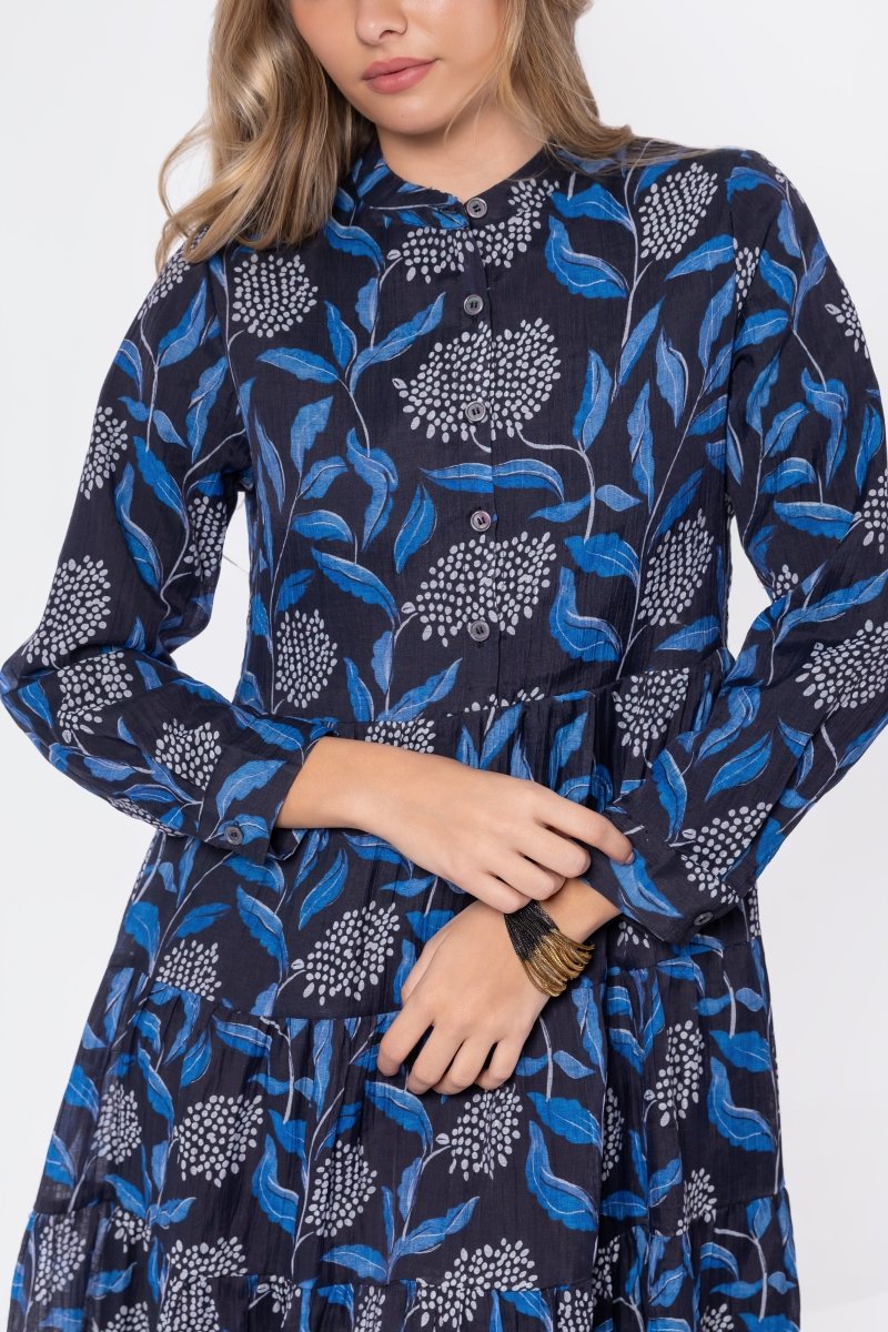 Maren Dress (Black Pattern)