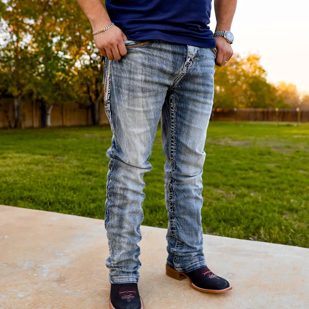 Men’s SA-048 Straight Fit Blue Jean