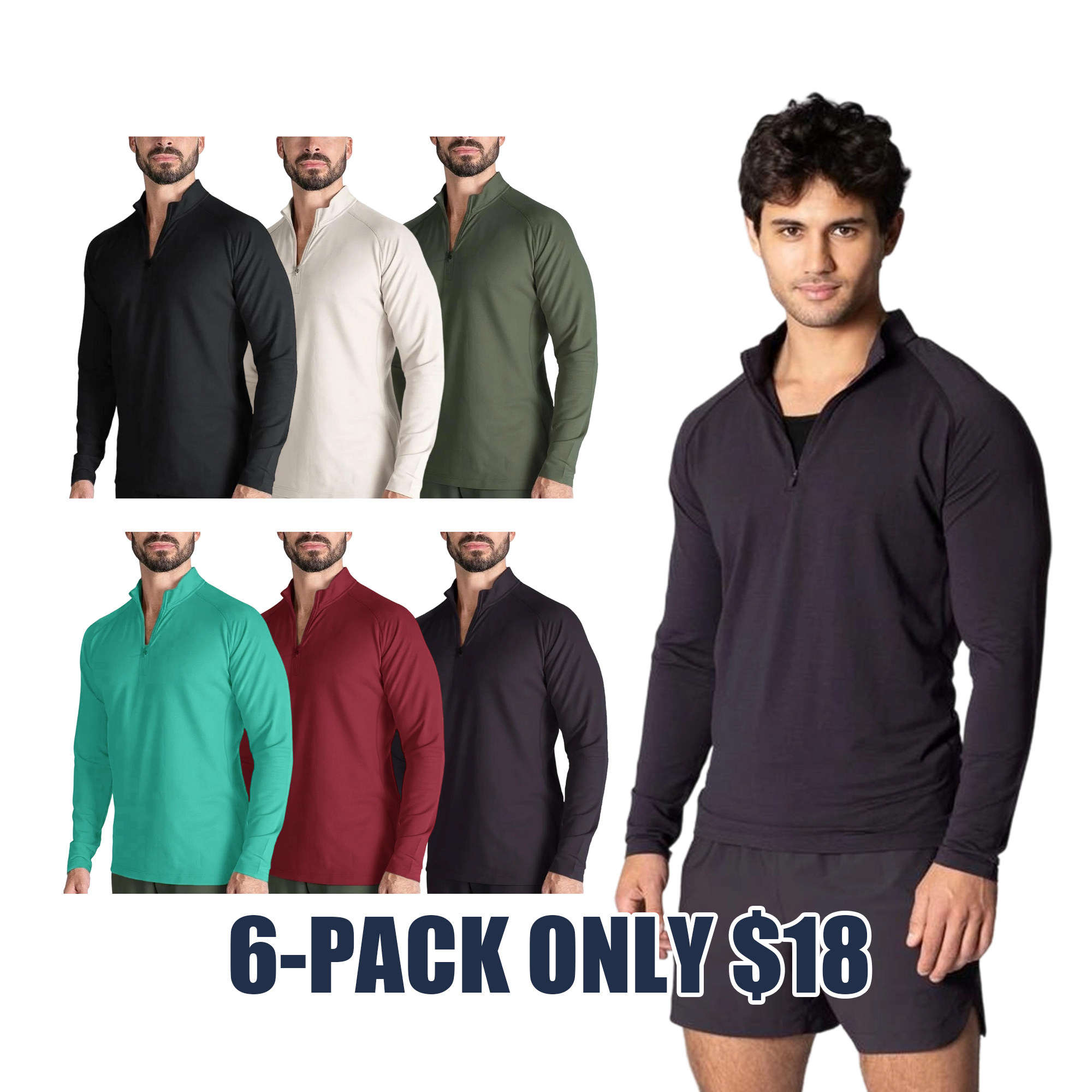 Men’s Lightweight Quarter Zip Training Top