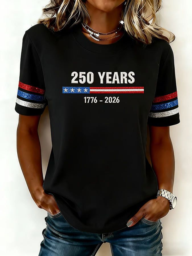 250 Years Semiquincentennial Patriotic Graphic Tee