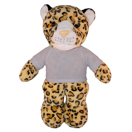 Soft Plush Leopard with Tee 8inch