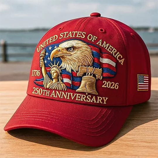250Th Anniversary Celebration Of The Founding Of The United States, Washed Cotton Duckbill Cap