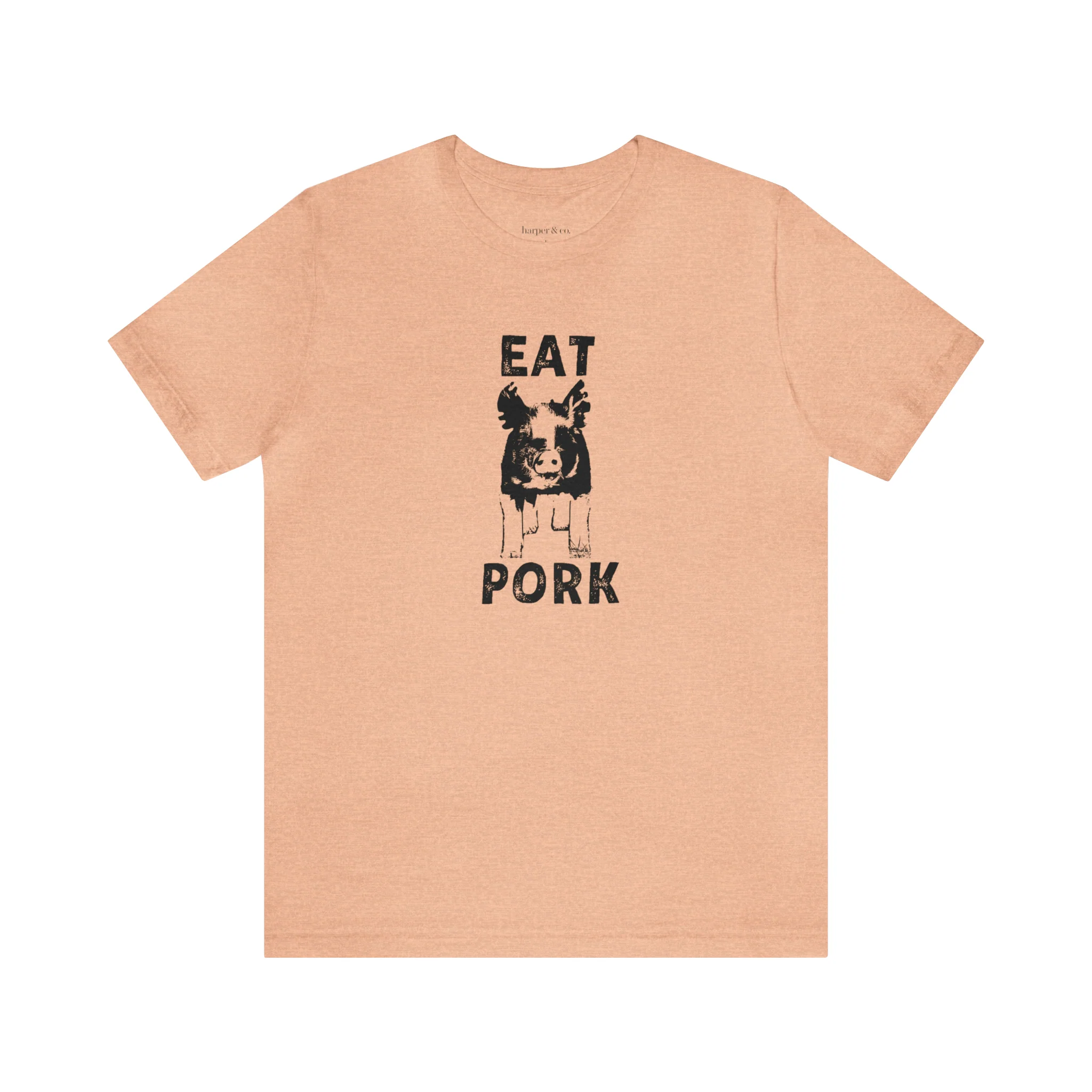 Eat Pork Unisex Jersey Short Sleeve Tee