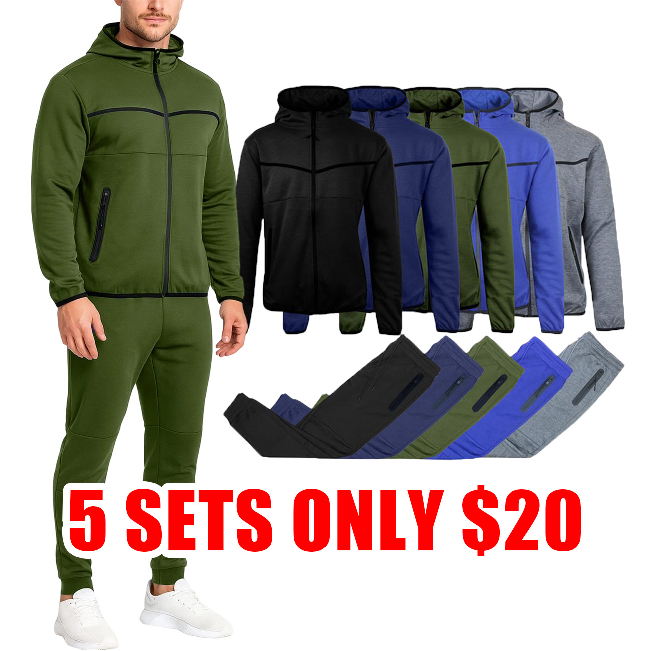 Men’sHoodie & Jogger Set