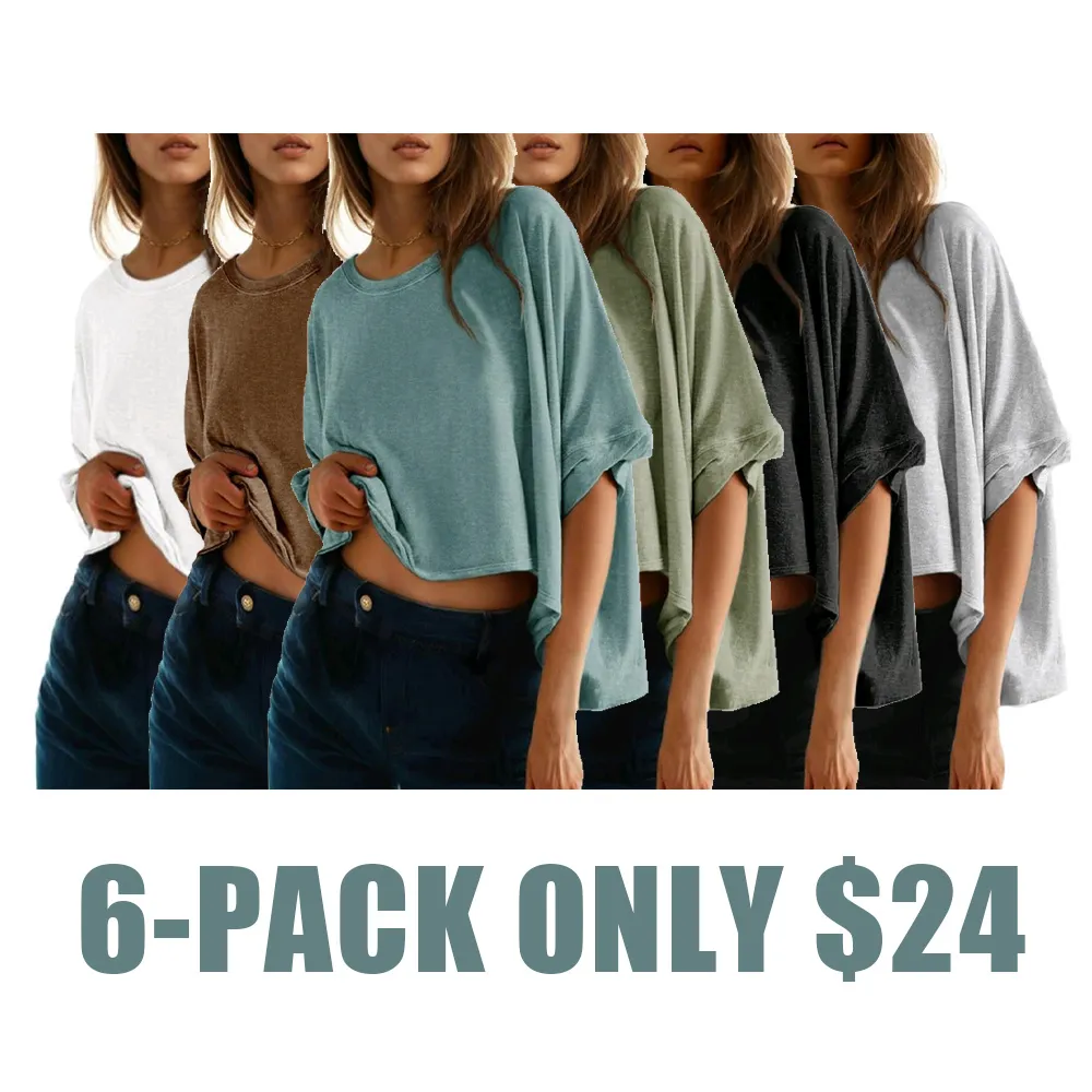 Women's Loose T-Shirt + Linen Wide-Leg Pants