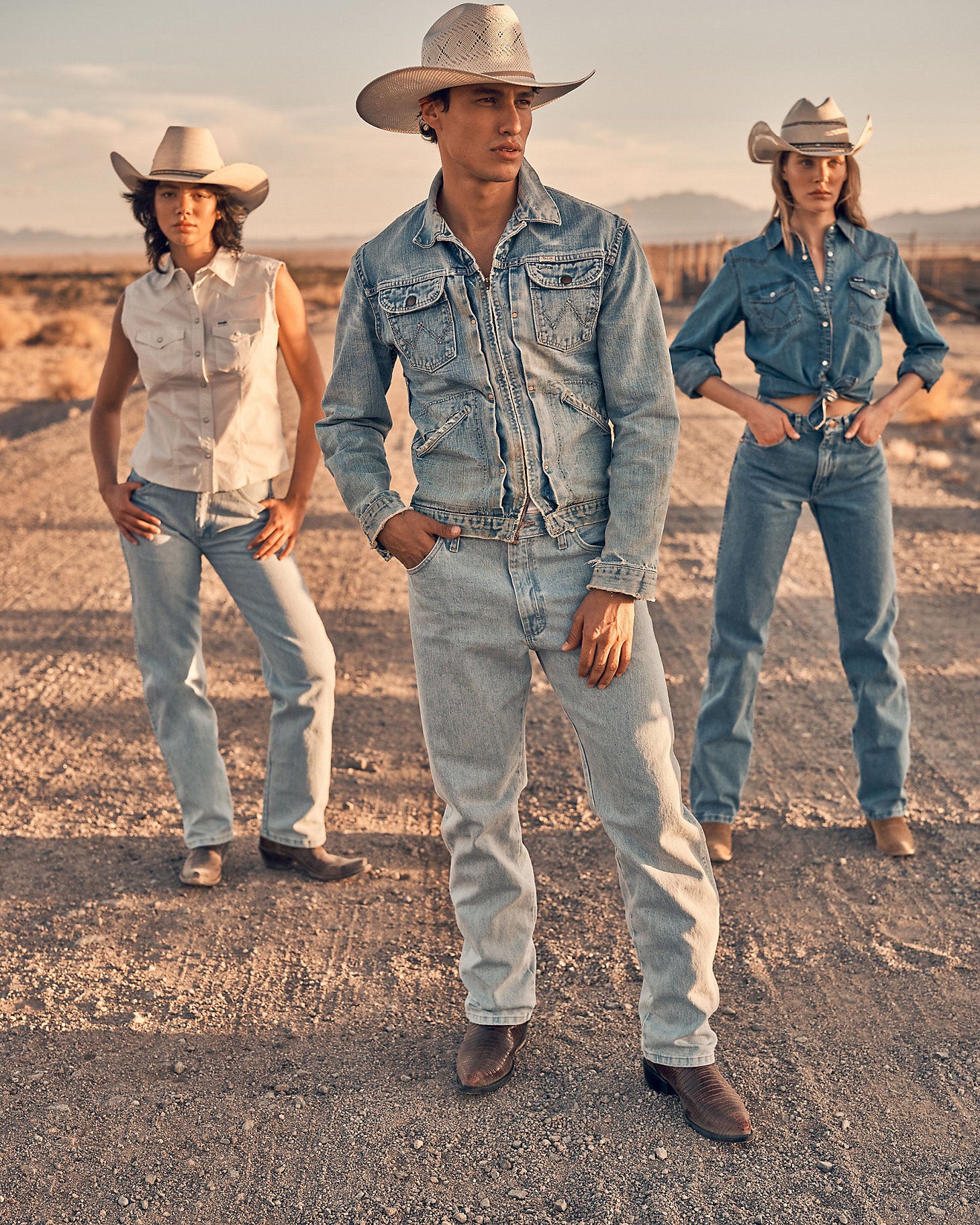 13MWZ Original Cowboy Cut Mens Jeans - Bleach