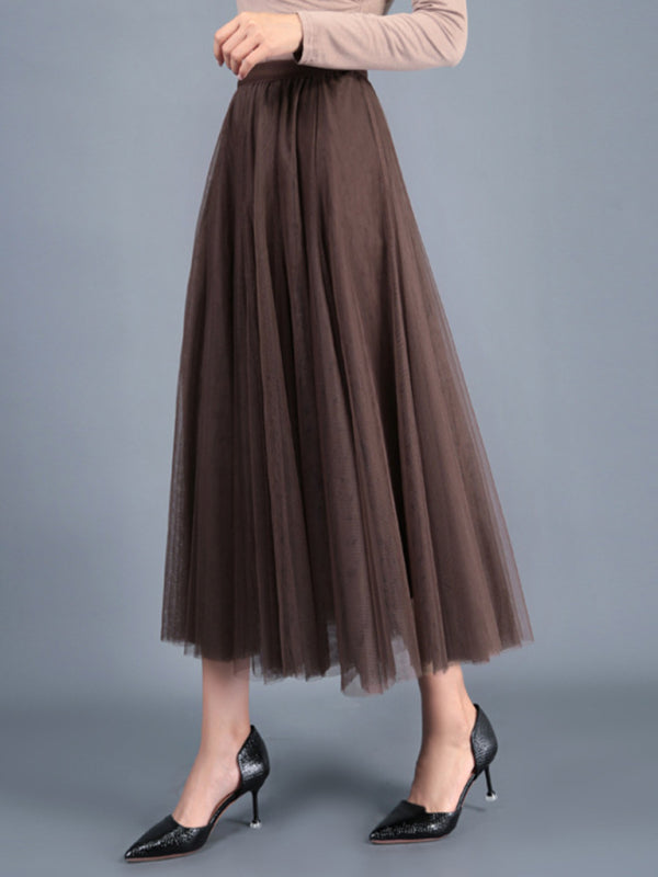 A-Line Skirt Midi Skirt