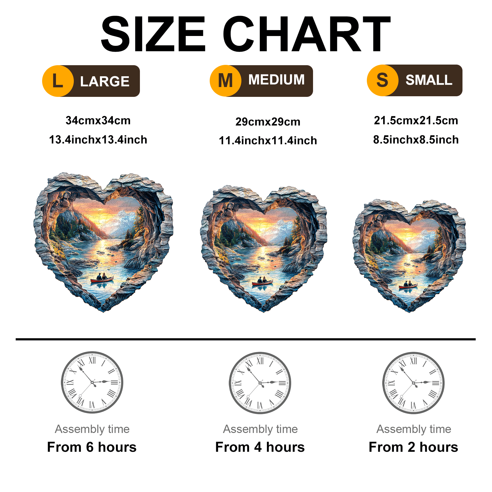 3D Lake Louise Wooden Jigsaw Puzzle