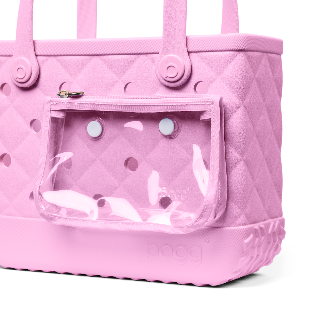 Bitty Bogg Bag - Quilted Pink Taffy