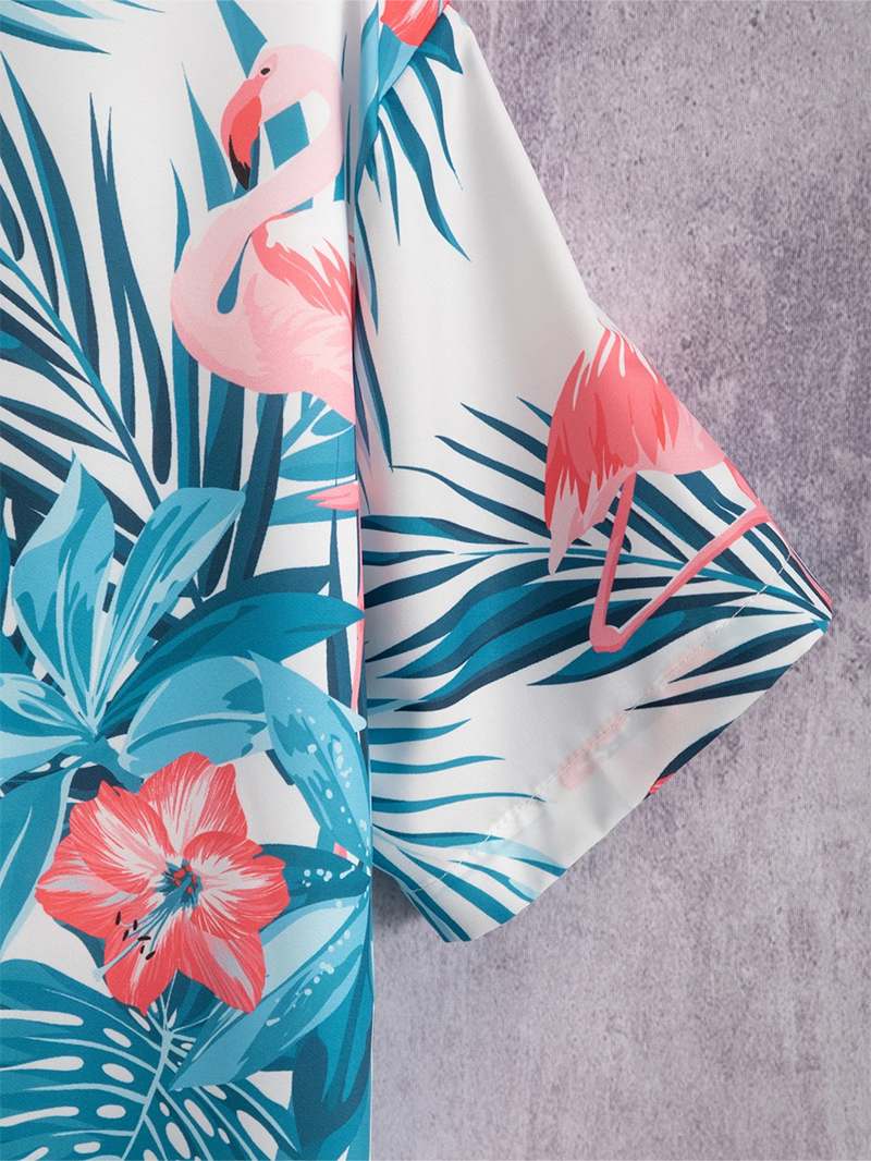 Men's Vacation Short Sleeve Printed Shirts Tops