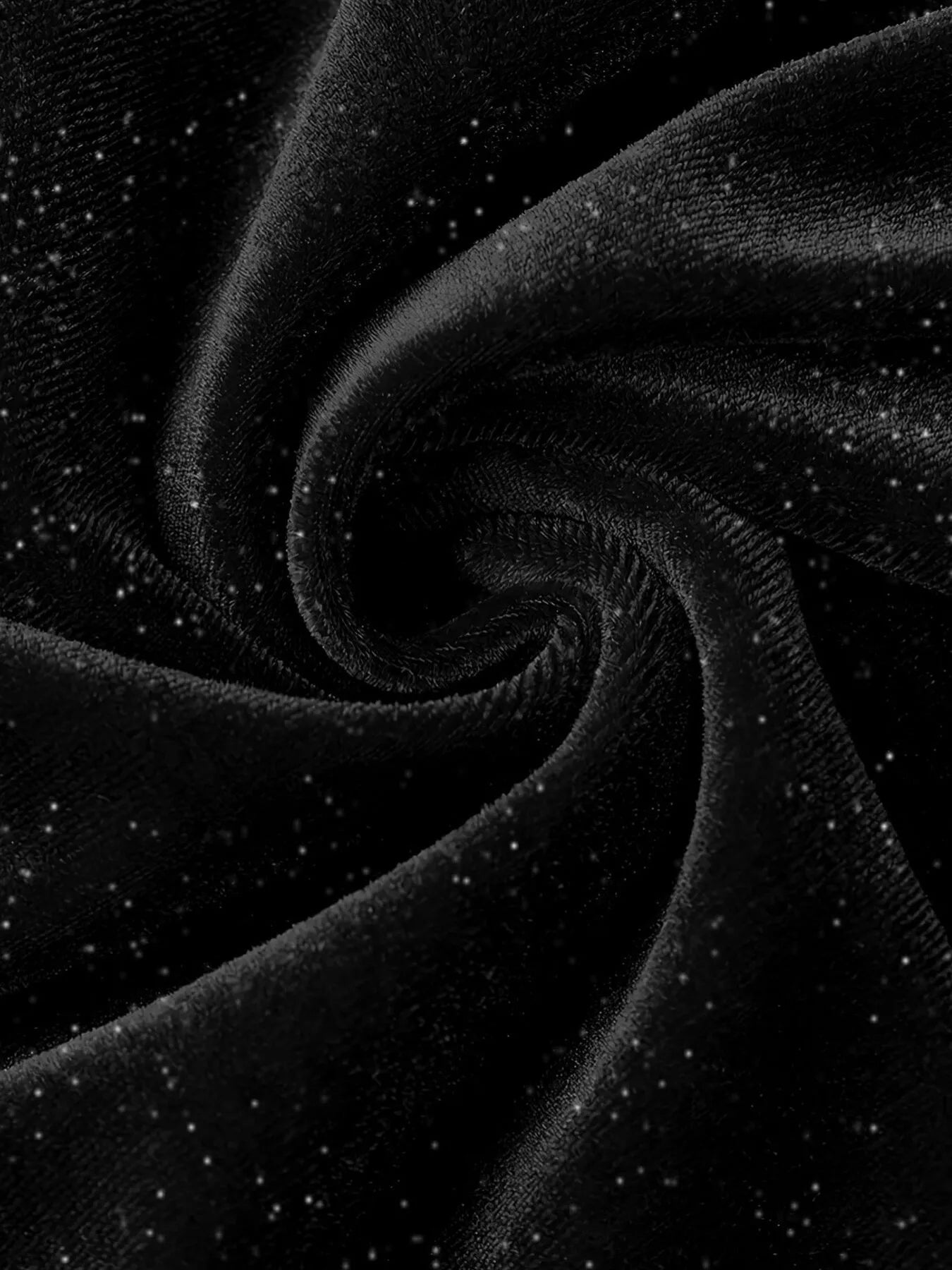 Velvet Ruched Long Sleeve T-Shirt