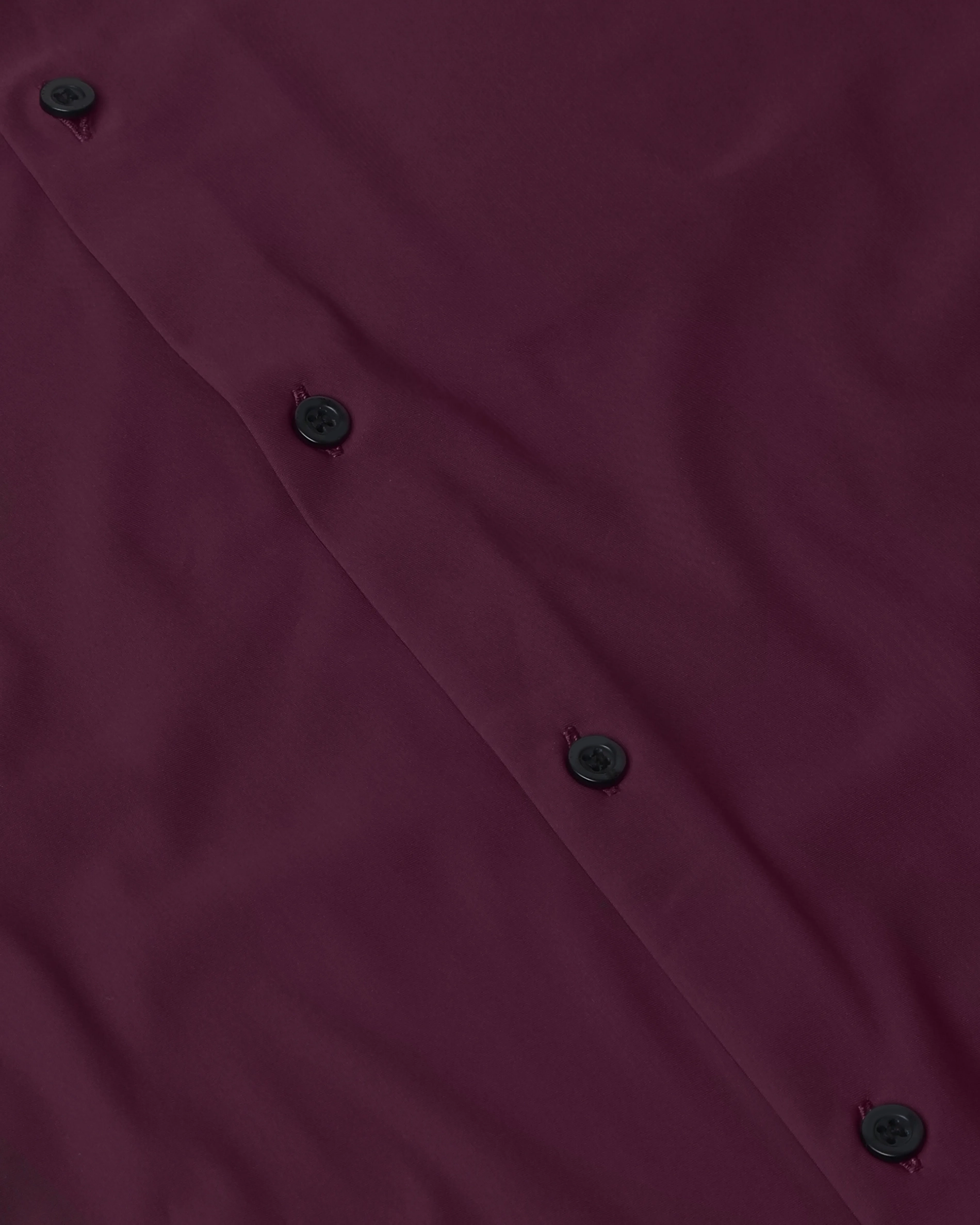 Leisure Soft And Comfortable Slim-Fit Maroon Shirt