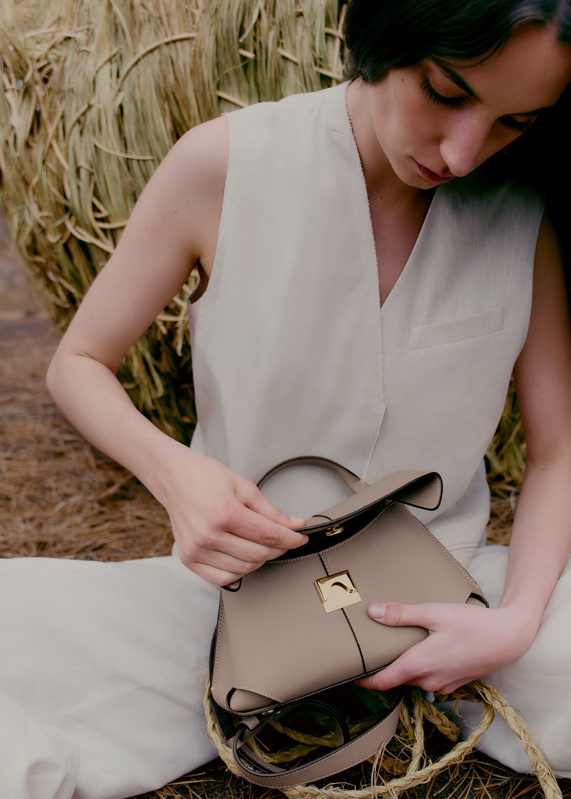 Mokki Mini - Textured Taupe Clearance sale